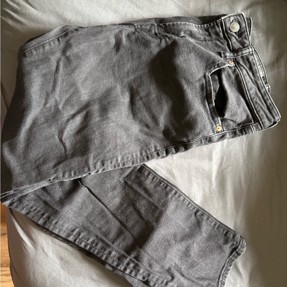 American Eagle Outfitters Men's Slim Jeans in Charcoal